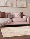 Sahara Elegance Collection Area Rug -  Nubia Square Multi  lifestyle 25