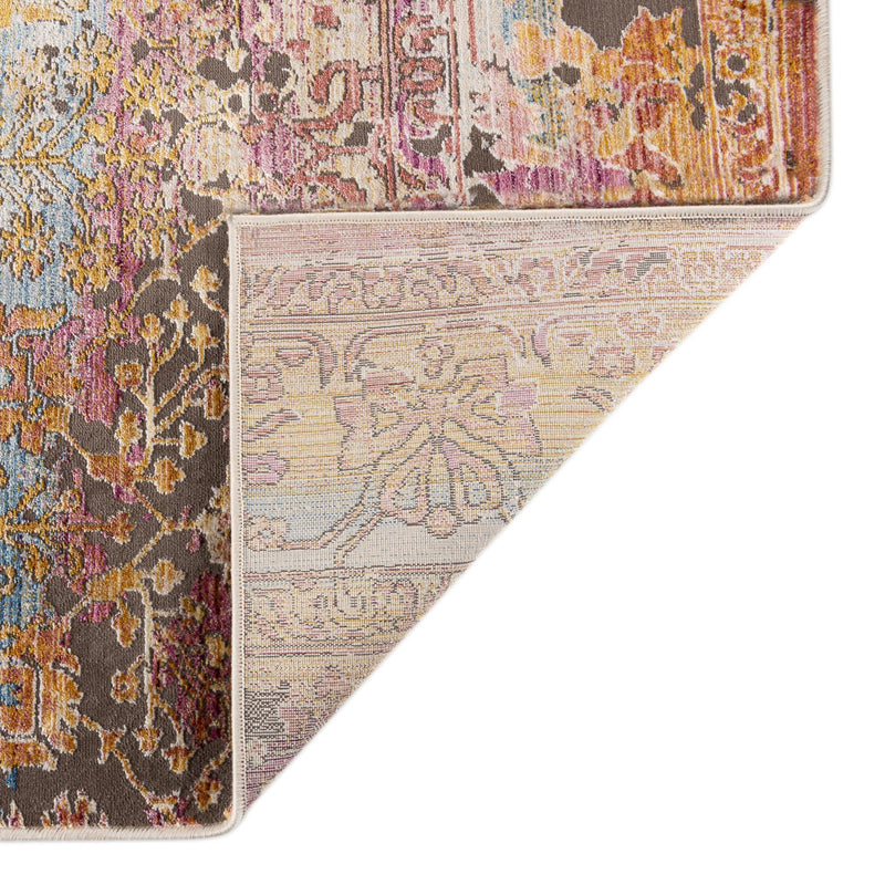 Sahara Elegance Collection Area Rug -  Nubia Octagon Multi  lifestyle 39