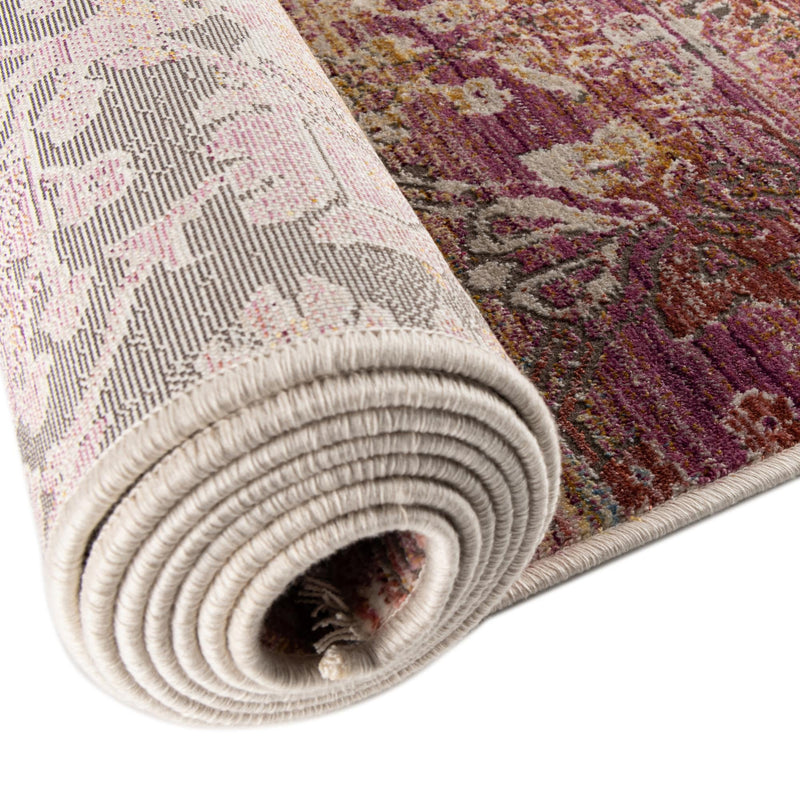 Sahara Elegance Collection Area Rug -  Nubia Octagon Multi  lifestyle 48