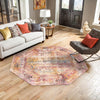 Sahara Elegance Collection Area Rug -  Nubia Octagon Multi  lifestyle 57