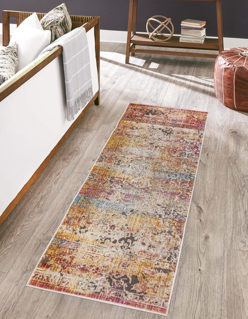 Sahara Elegance Collection Area Rug -  Nubia Runner Multi  lifestyle 21