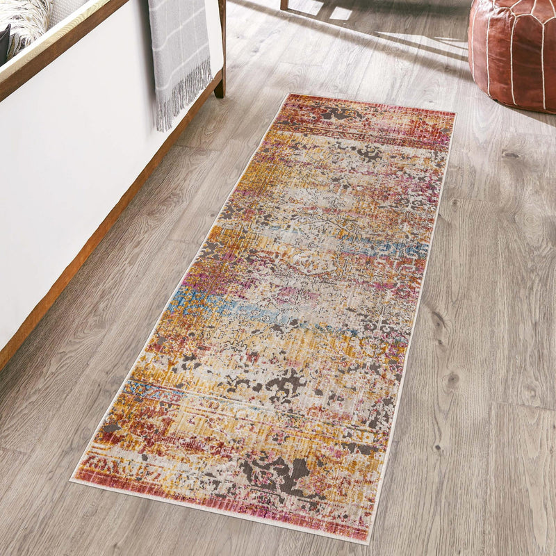 Sahara Elegance Collection Area Rug -  Nubia Runner Multi  lifestyle 58
