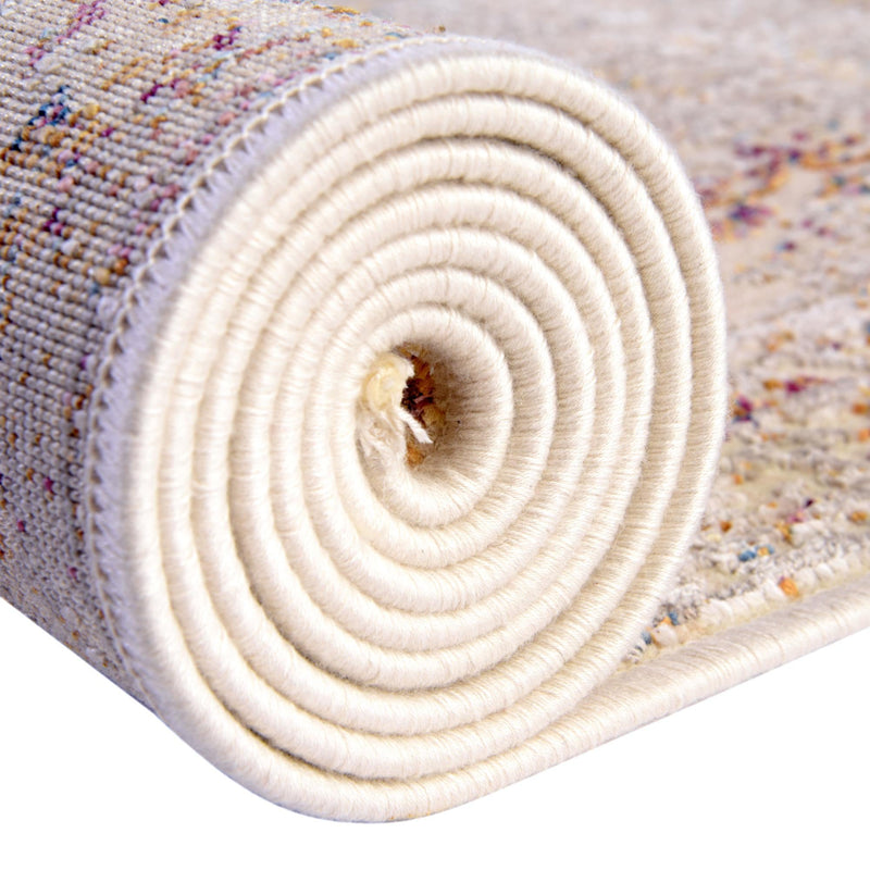 Sahara Elegance Collection Area Rug -  Luxor Rectangle Ivory  lifestyle 12