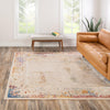 Sahara Elegance Collection Area Rug -  Luxor Square Ivory  lifestyle 54