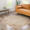 Sahara Elegance Collection Area Rug -  Luxor Octagon Ivory  lifestyle 57