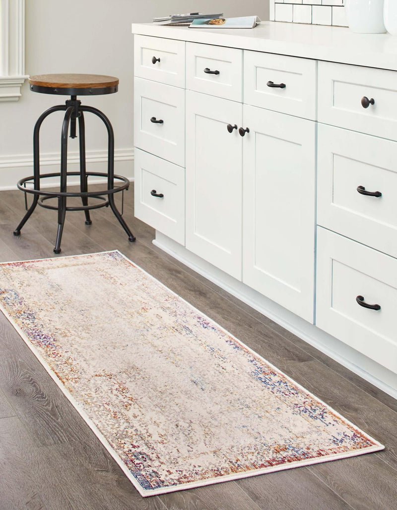 Sahara Elegance Collection Area Rug -  Luxor Runner Ivory  lifestyle 20