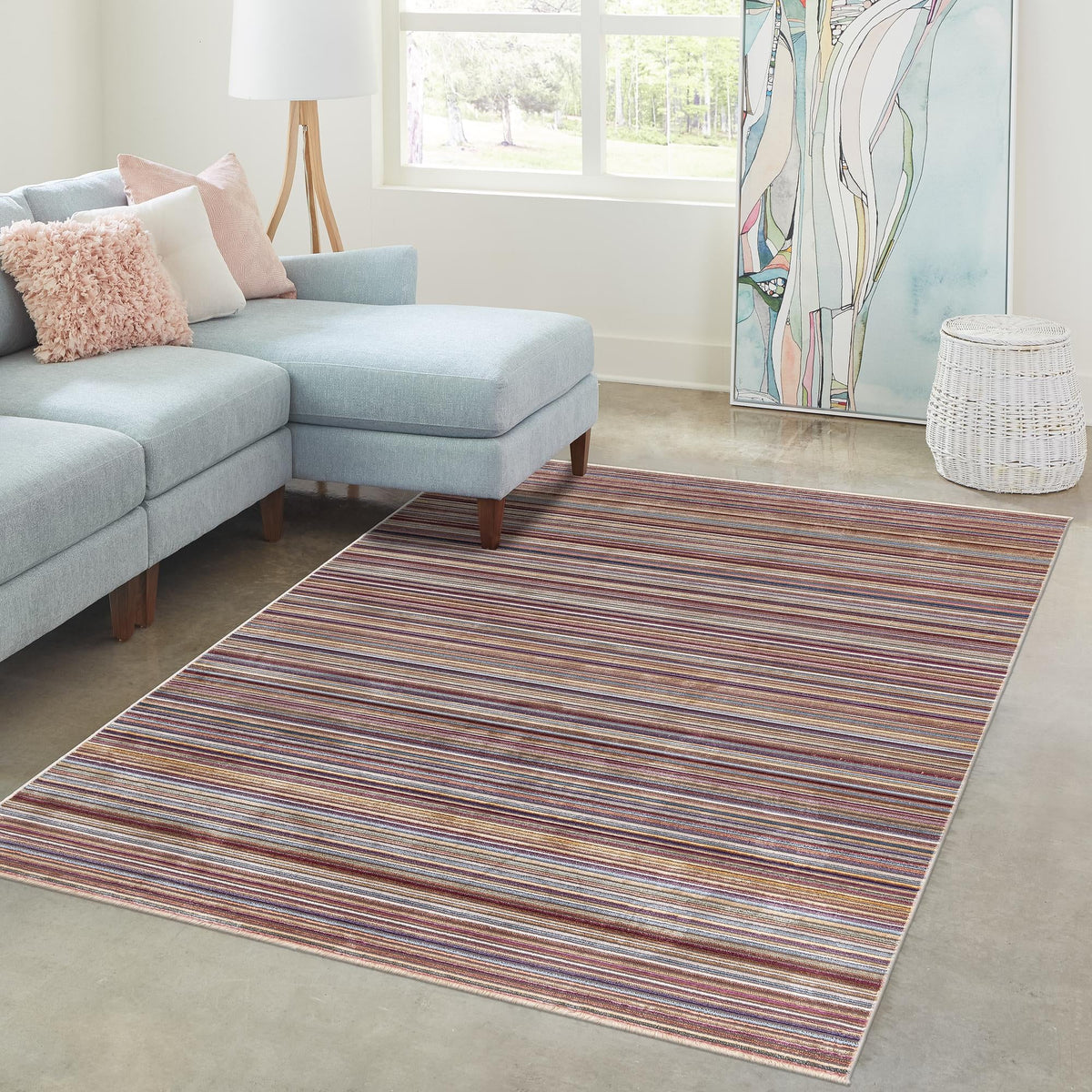Sahara Elegance Collection Area Rug -  Giza Rectangle Multi  lifestyle 14