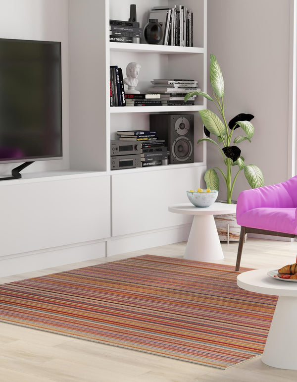 Sahara Elegance Collection Area Rug -  Giza Square Multi  lifestyle 19