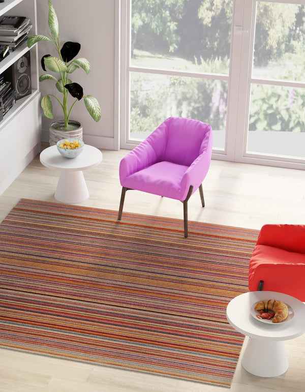 Sahara Elegance Collection Area Rug -  Giza Square Multi  lifestyle 25