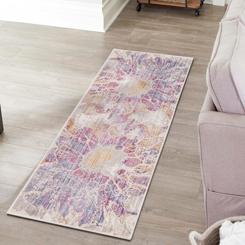 Sahara Elegance Collection Area Rug -  Casablanca Runner Multi  lifestyle 54