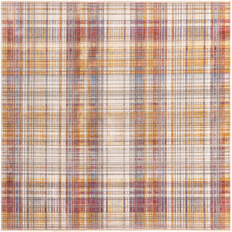 Sahara Elegance Collection Area Rug -  Rabat Square Multi  lifestyle 16