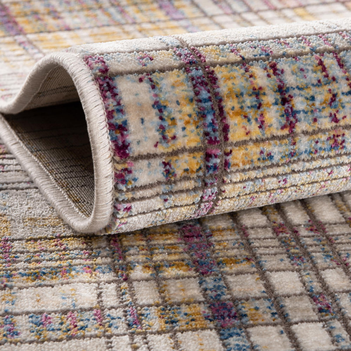 Sahara Elegance Collection Area Rug -  Rabat Octagon Multi  lifestyle 30