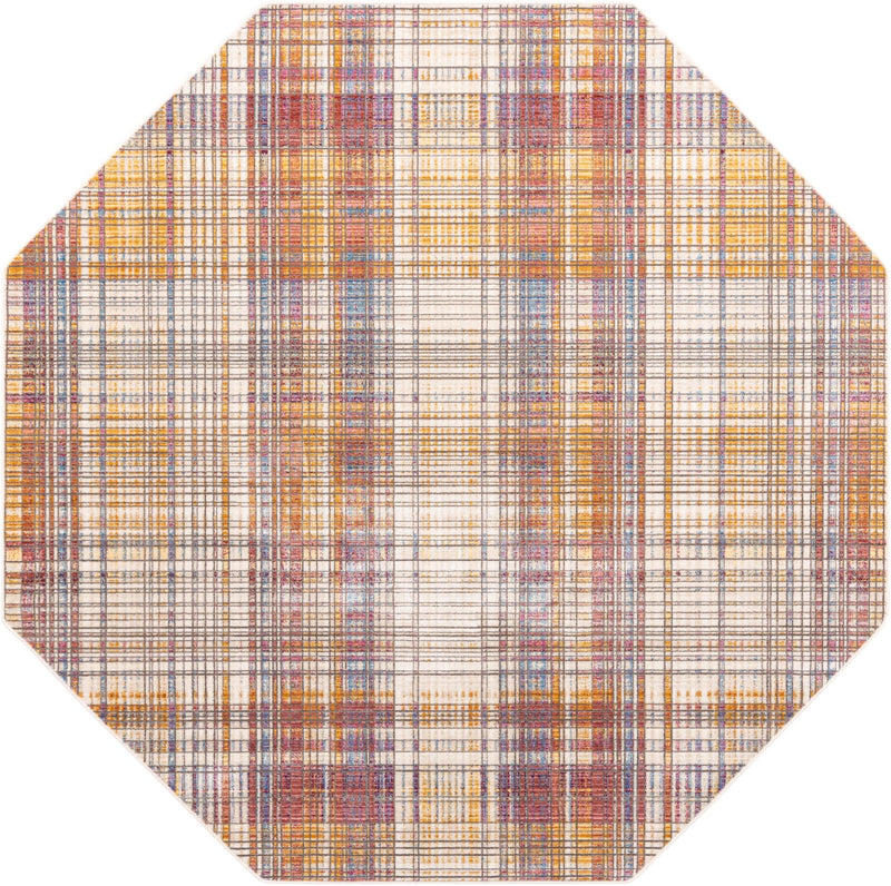 Sahara Elegance Collection Area Rug -  Rabat Octagon Multi  lifestyle 17