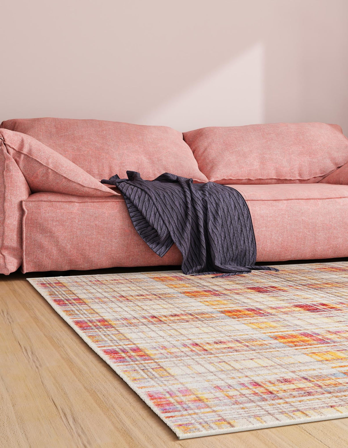 Sahara Elegance Collection Area Rug -  Alexandria Square Multi  lifestyle 20