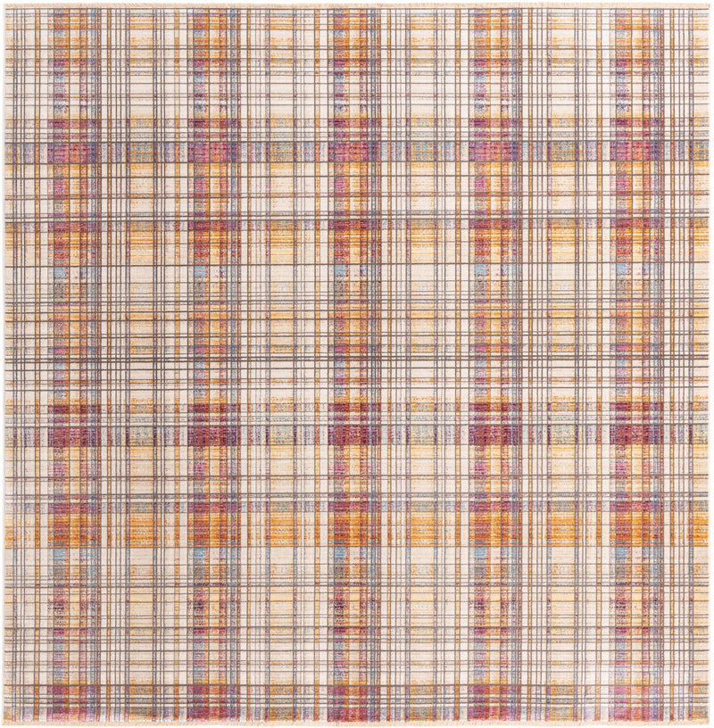 Sahara Elegance Collection Area Rug -  Alexandria Square Multi  lifestyle 14