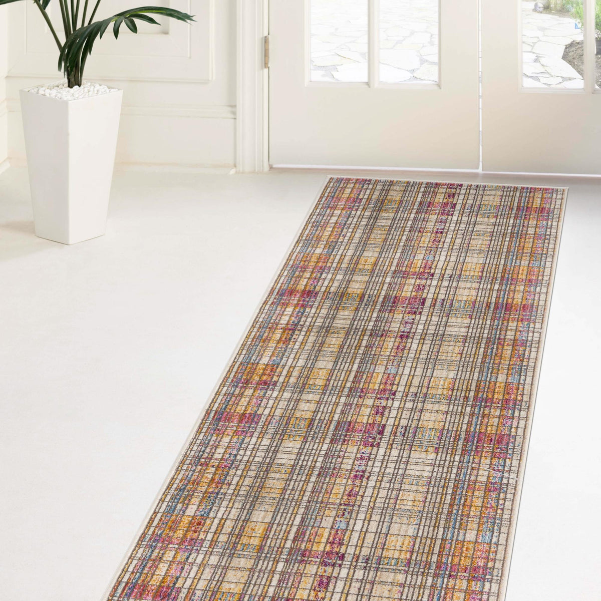 Sahara Elegance Collection Area Rug -  Alexandria Runner Multi  lifestyle 52