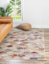 Sahara Elegance Collection Area Rug -  Fes Rectangle Multi  lifestyle 2
