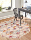 Sahara Elegance Collection Area Rug -  Fes Octagon Multi  lifestyle 18