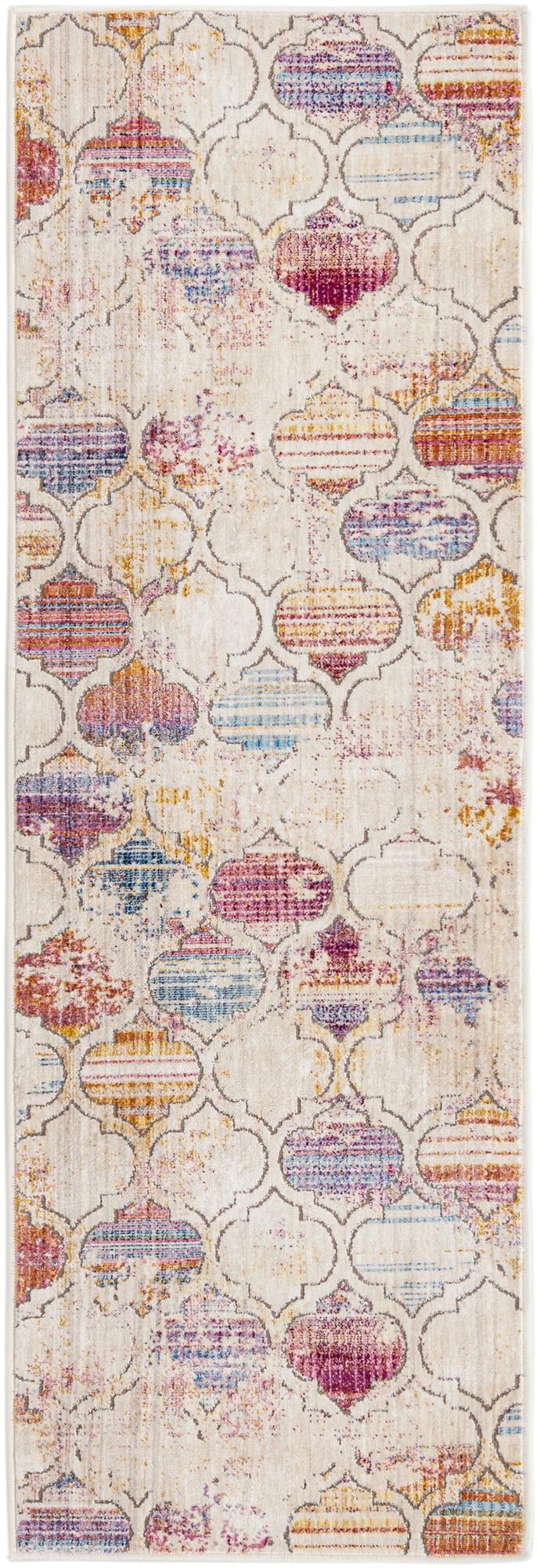 Sahara Elegance Collection Area Rug -  Fes Runner Multi  lifestyle 16