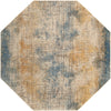 Sahara Elegance Collection Area Rug -  Tangier Octagon Blue Ivory  lifestyle 29