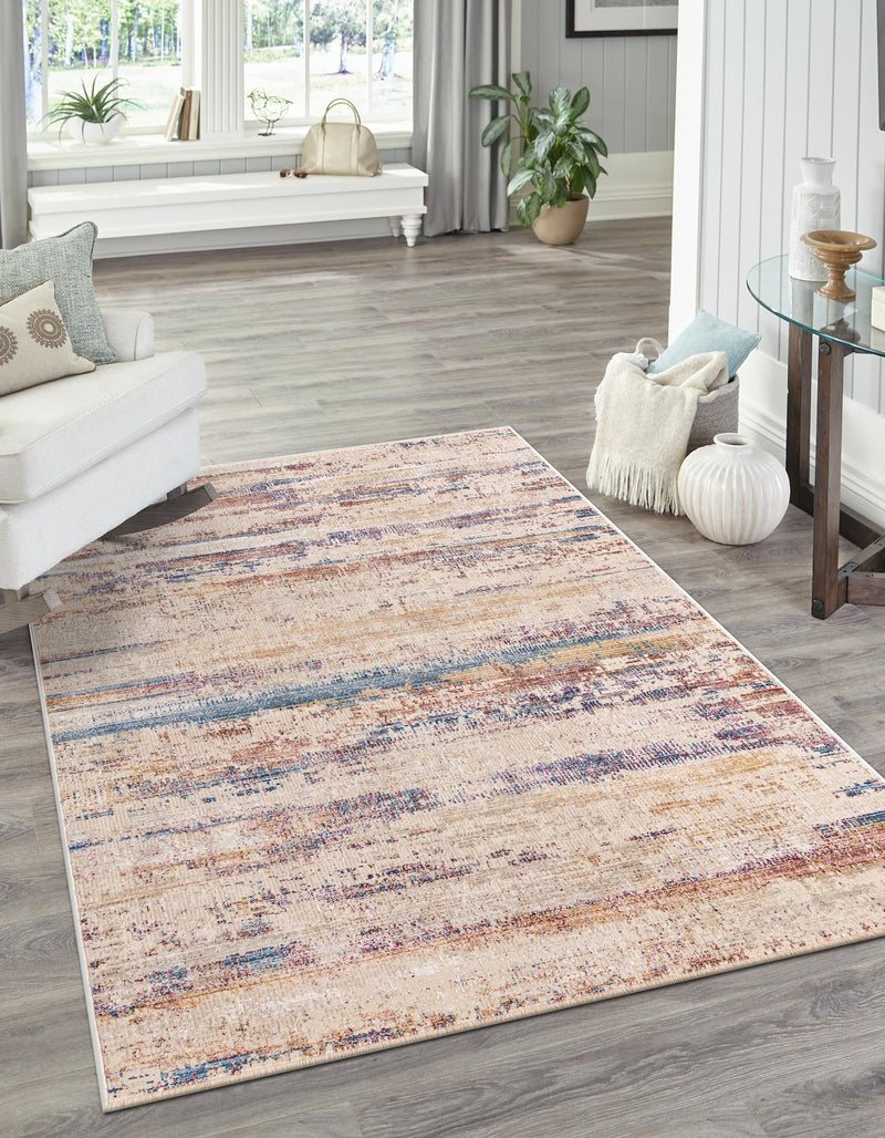 Sahara Elegance Collection Area Rug -  Aswan Rectangle Multi  lifestyle 2
