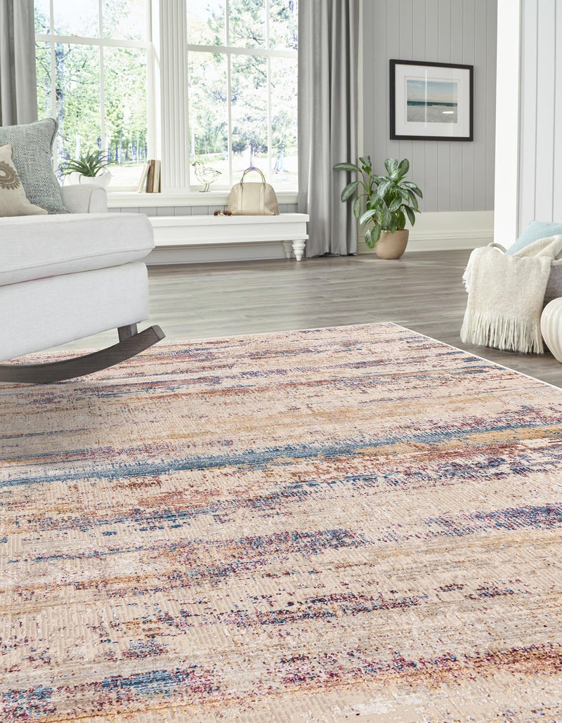 Sahara Elegance Collection Area Rug -  Aswan Rectangle Multi  lifestyle 3