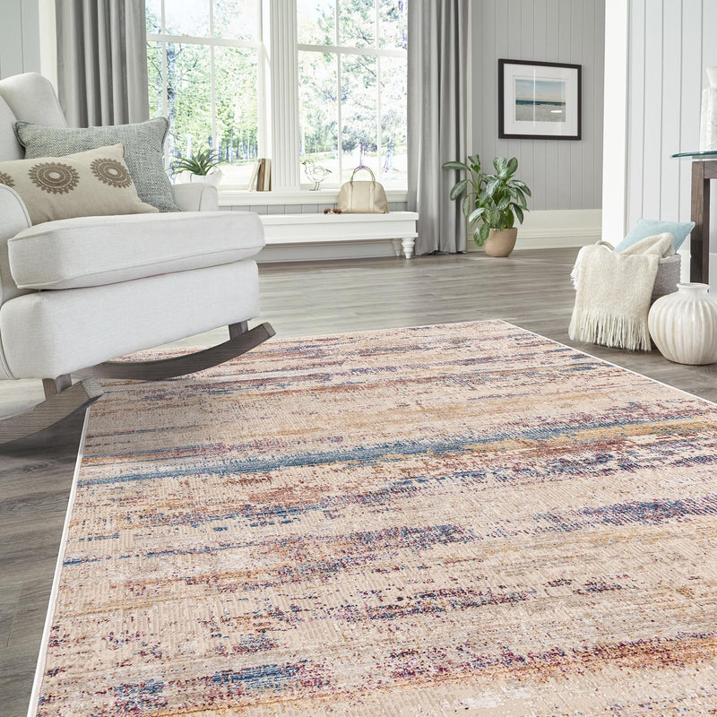 Sahara Elegance Collection Area Rug -  Aswan Rectangle Multi  lifestyle 18