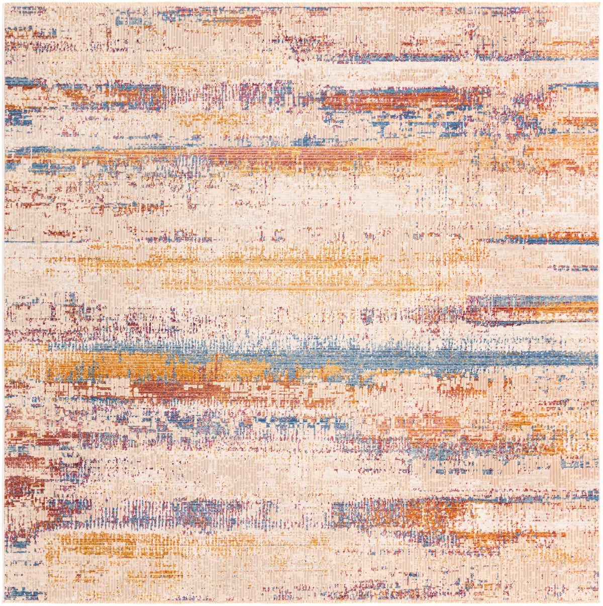 Sahara Elegance Collection Area Rug -  Aswan Square Multi  lifestyle 19
