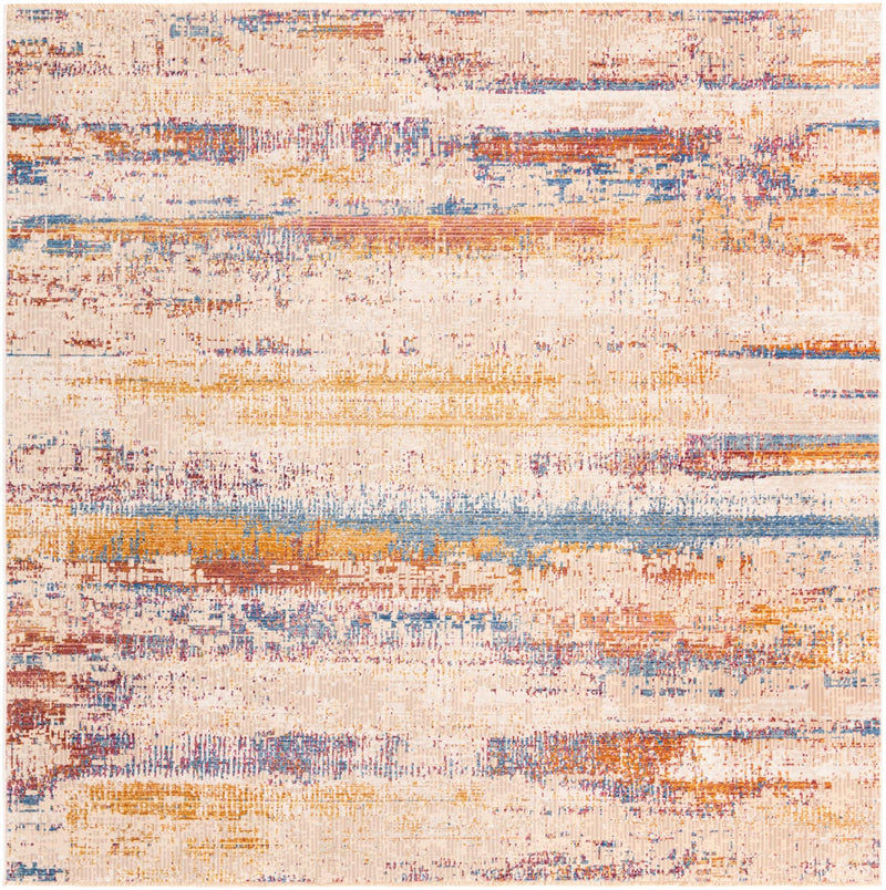 Sahara Elegance Collection Area Rug -  Aswan Square Multi  lifestyle 19