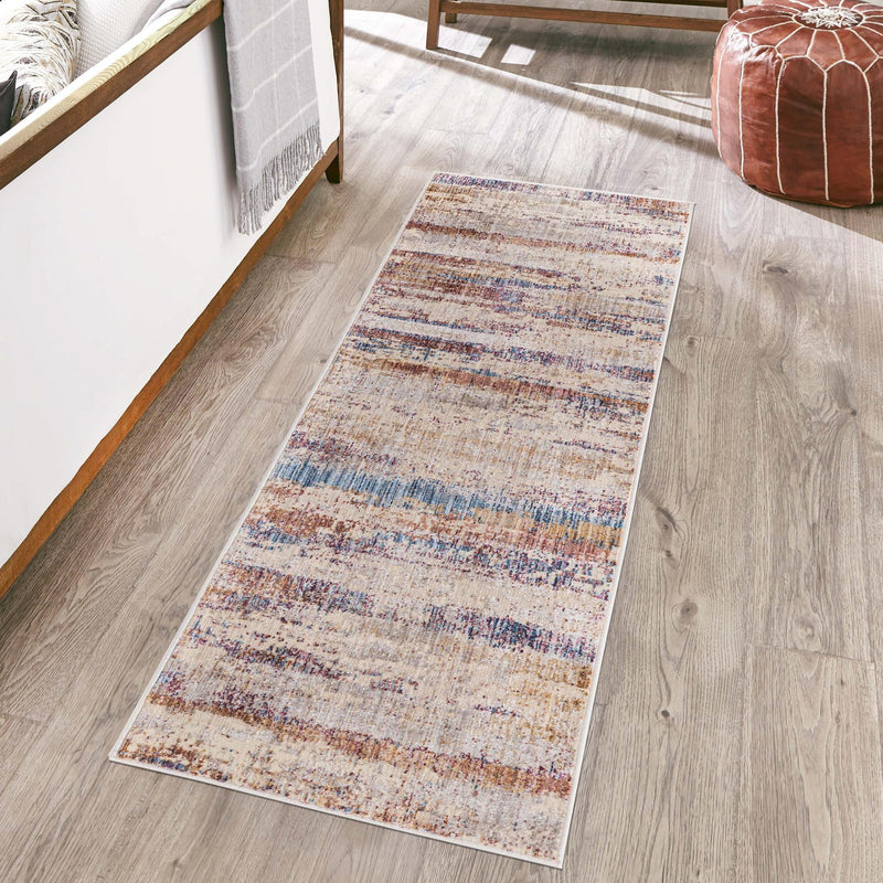 Sahara Elegance Collection Area Rug -  Aswan Runner Multi  lifestyle 60
