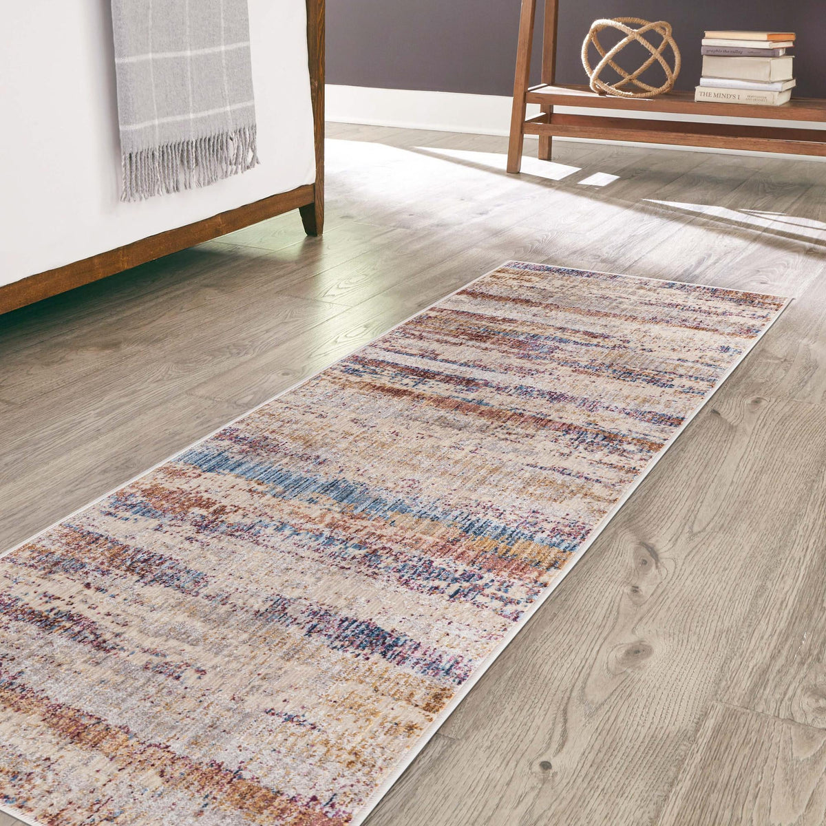 Sahara Elegance Collection Area Rug -  Aswan Runner Multi  lifestyle 63