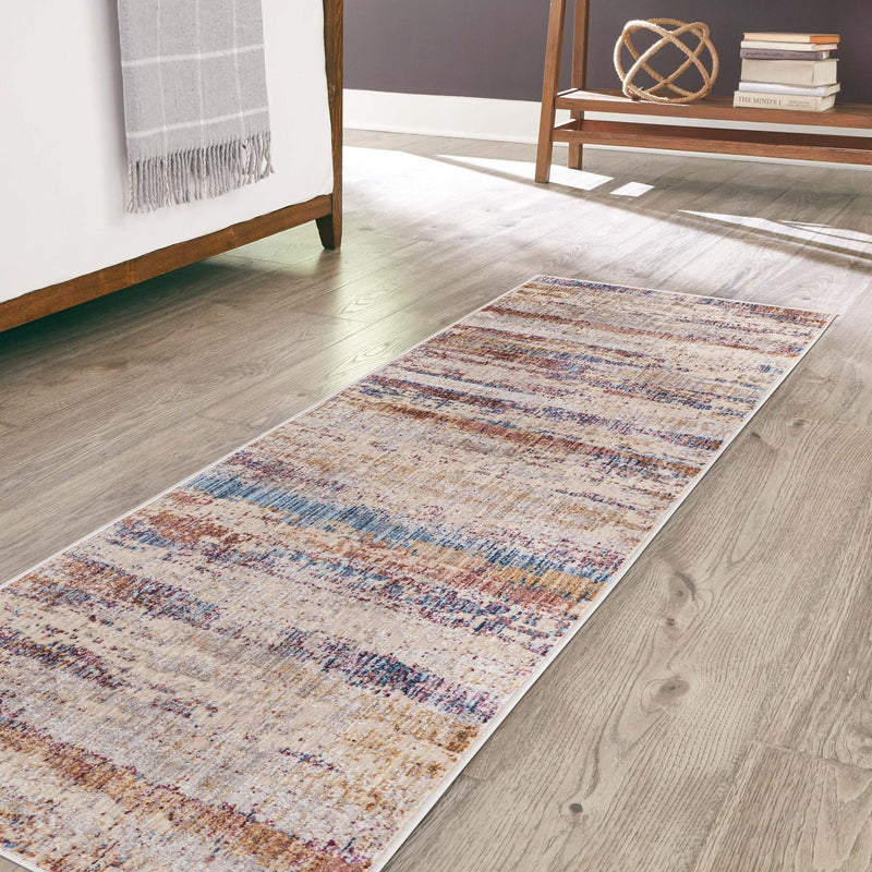 Sahara Elegance Collection Area Rug -  Aswan Runner Multi  lifestyle 63