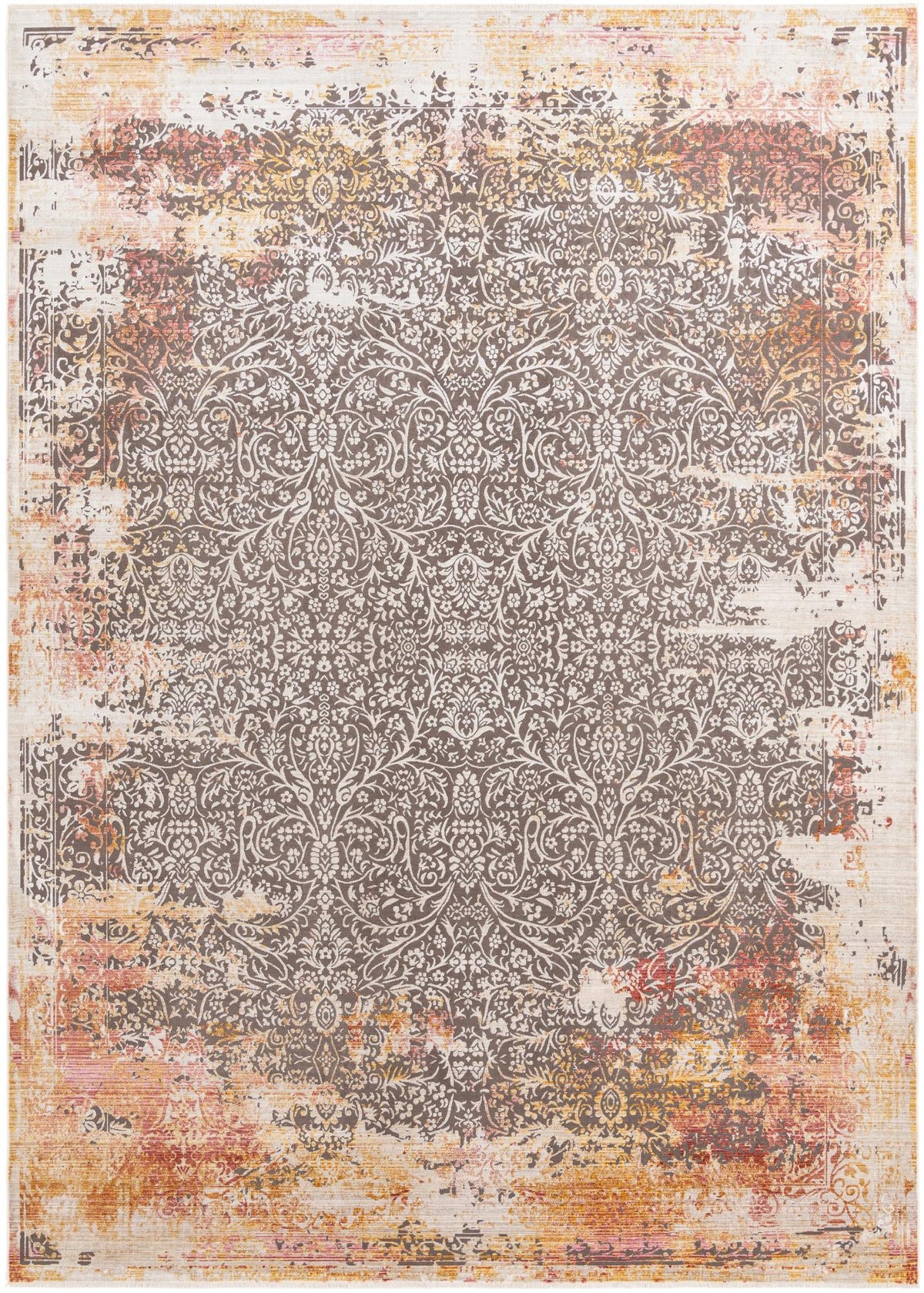 Sahara Elegance Collection Area Rug -  Agadir Rectangle Gray Main