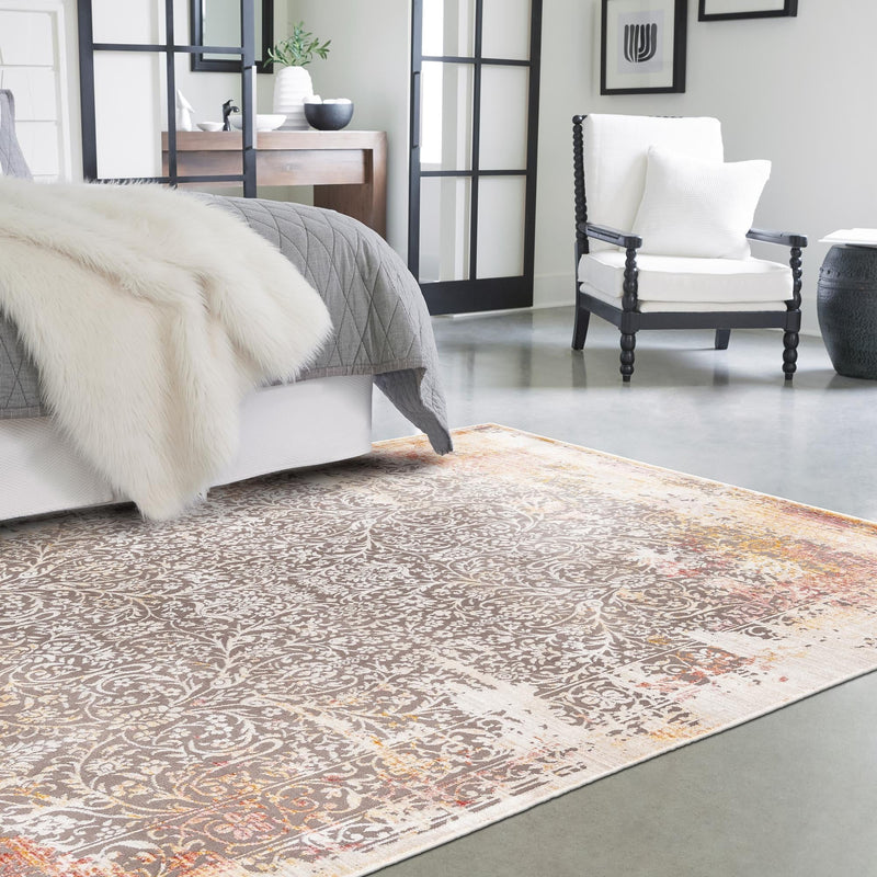 Sahara Elegance Collection Area Rug -  Agadir Rectangle Gray  lifestyle 15