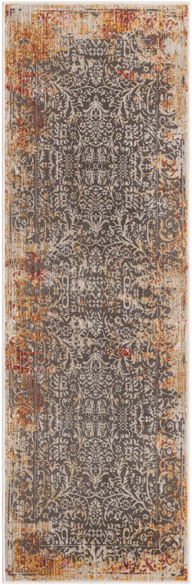 Sahara Elegance Collection Area Rug -  Agadir Runner Gray  lifestyle 17