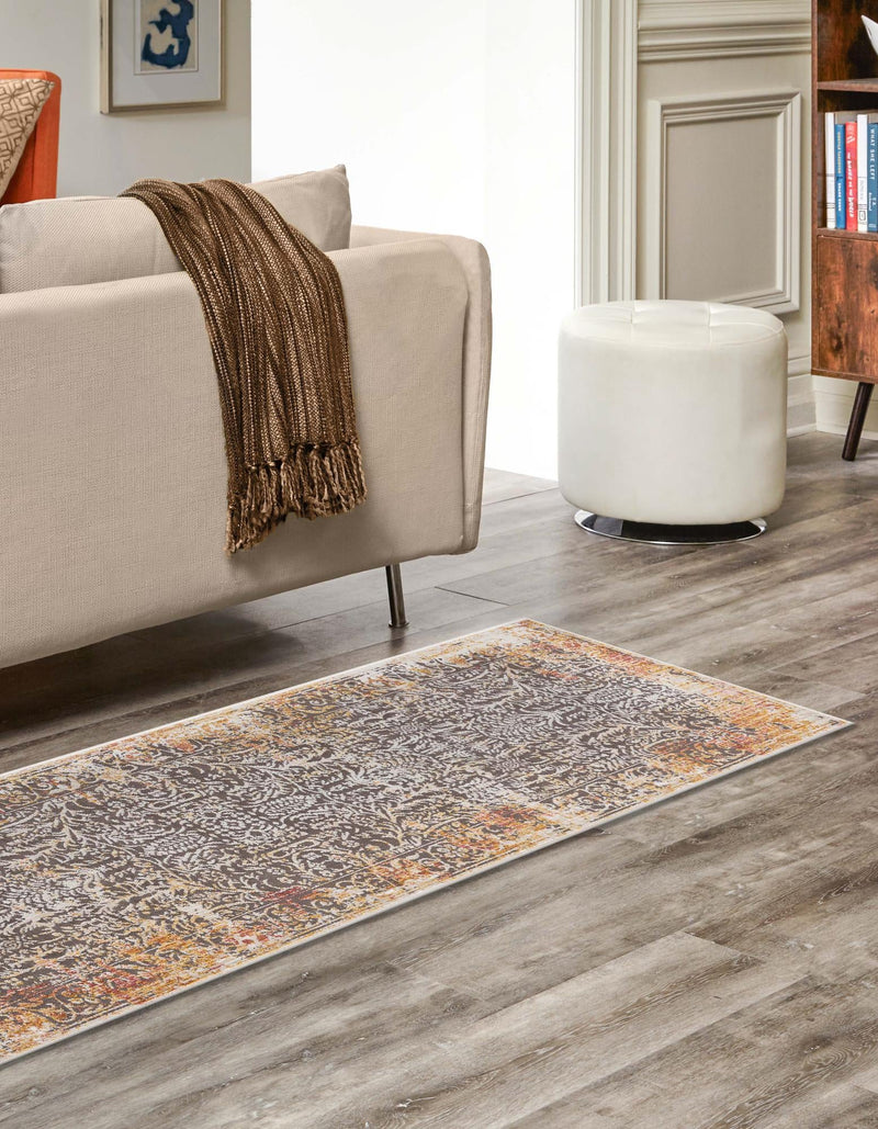 Sahara Elegance Collection Area Rug -  Agadir Runner Gray  lifestyle 21
