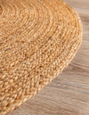 Woven Seaside Jute Collection Area Rug - Savannah (Natural) Hearth Natural  lifestyle 37