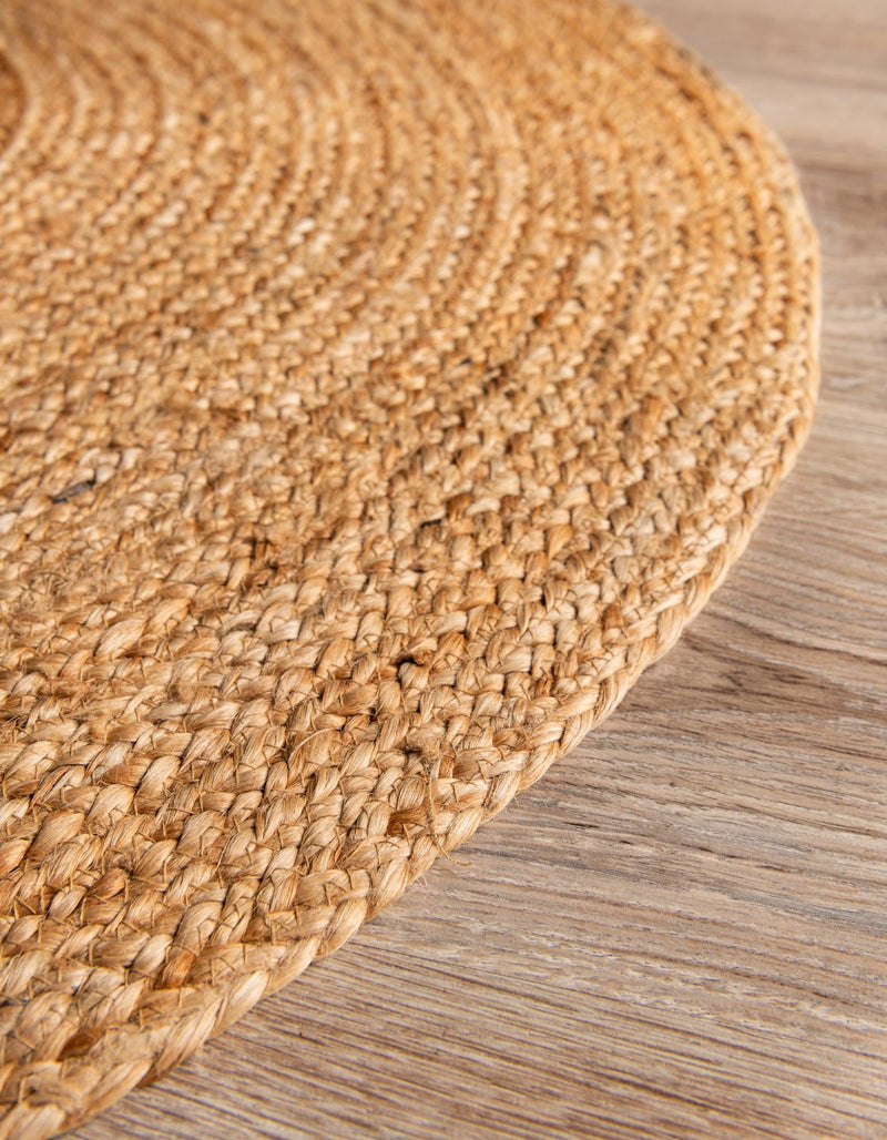 Woven Seaside Jute Collection Area Rug - Savannah (Natural) Hearth Natural  lifestyle 37