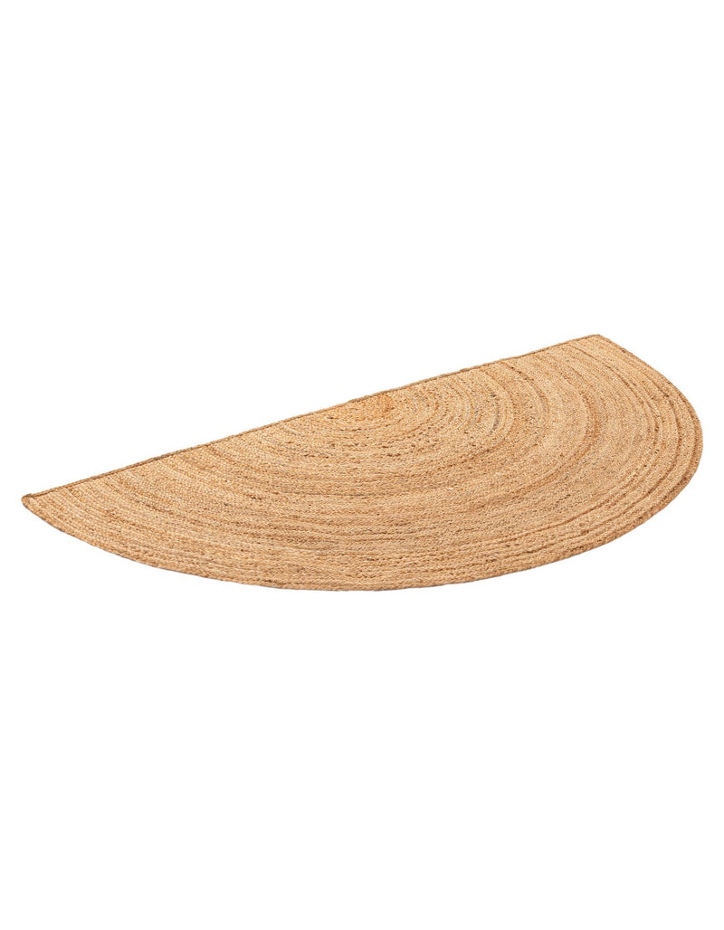 Woven Seaside Jute Collection Area Rug - Savannah (Natural) Hearth Natural  lifestyle 35