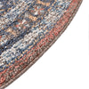 Mediterranea Elegance Collection Area Rug -  Amalfi Round Rust Red  lifestyle 24