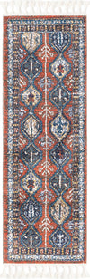Mediterranea Elegance Collection Area Rug -  Amalfi Runner Rust Red  lifestyle 11