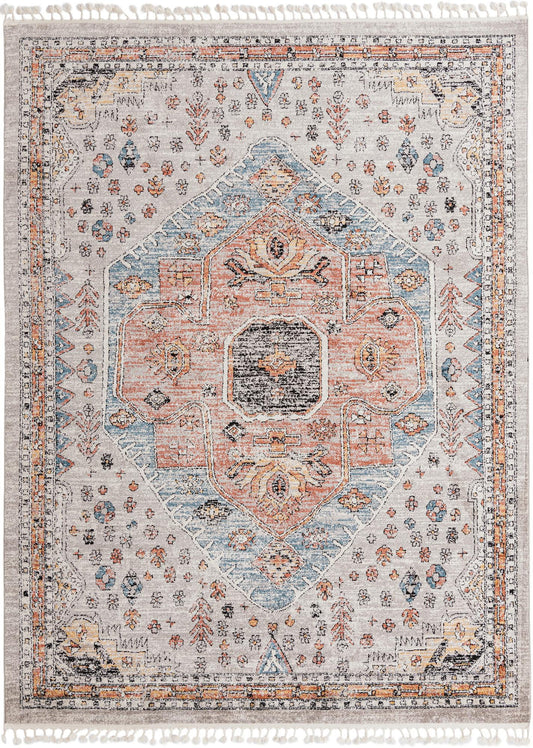 Mediterranea Elegance Collection Area Rug -  Sorrento Rectangle Gray Main