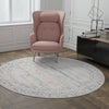 Mediterranea Elegance Collection Area Rug -  Naxos Round Multi  lifestyle 35