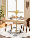 Mediterranea Elegance Collection Area Rug -  Ravello Round Ivory  lifestyle 19
