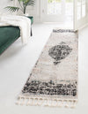 Mediterranea Elegance Collection Area Rug -  Ravello Runner Ivory  lifestyle 14