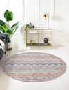 Mediterranea Elegance Collection Area Rug -  Rhodes Round Multi  lifestyle 12