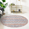 Mediterranea Elegance Collection Area Rug -  Rhodes Round Multi  lifestyle 33