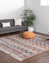 Mediterranea Elegance Collection Area Rug -  Rhodes Square Multi  lifestyle 16