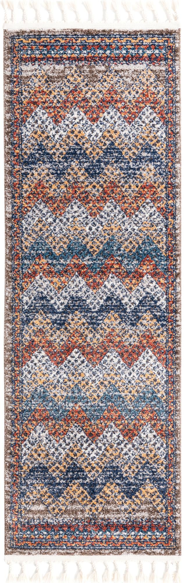 Mediterranea Elegance Collection Area Rug -  Rhodes Runner Multi  lifestyle 11