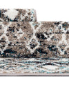 Mediterranean Lattice Collection Area Rug - Santorini (Multi Gray Blue) Rectangle Multi Gray Blue  lifestyle 25